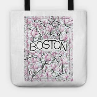 Boston Magnolia Tote