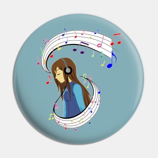 The Color of Music Pin