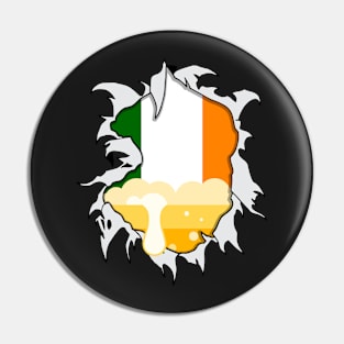 Irish Flag and Beer Pin