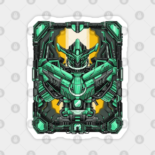 Giant Green Mechanized Guard Magnet by IMBAKID