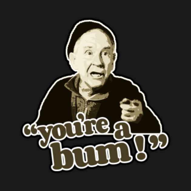"youre a bum" Rocky Balboa TShirt TeePublic