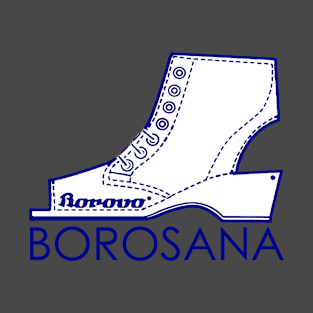 Borosana Borovo - white nostalgic ortopedic shoe from Yugoslavia T-Shirt