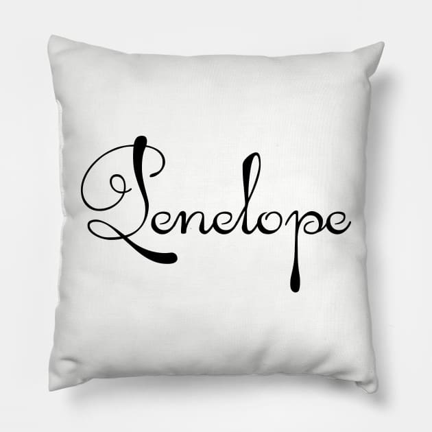 Pick your name. Penelope Pillow by CatCoconut-Art