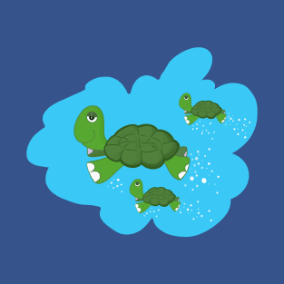 Turtles swimming! T-Shirt