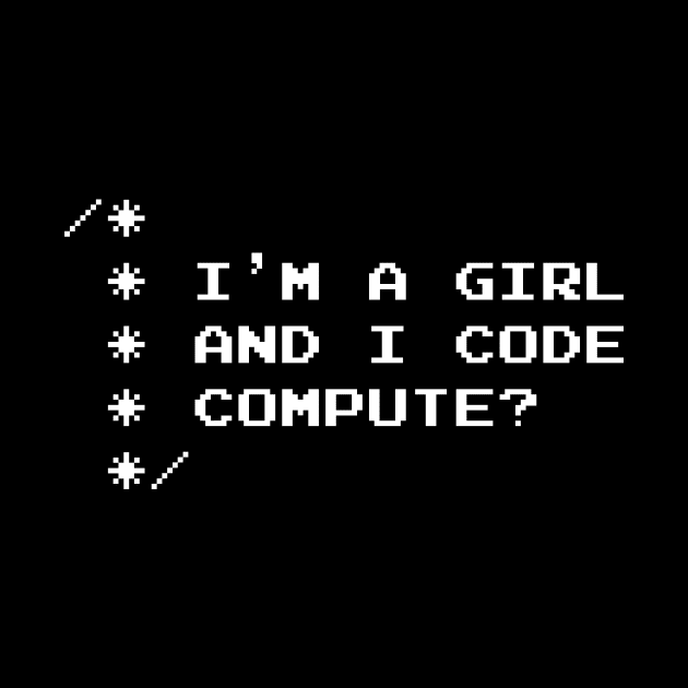 Women Programmer T Shirt For Girls Who Code by lcorri