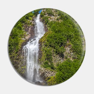 USA. Alaska. Waterfall. Pin