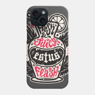 Estus Cocktail with Curse Souls in Dark Flask Phone Case