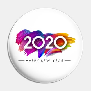 Happy New Year 2020 Pin