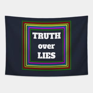 "Truth Over Lies" Quote Tapestry