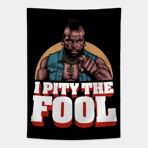 Mr T, Clubber Lang, B.A. Baracus Tapestry by PeligroGraphics