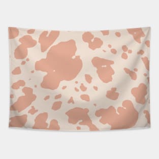 Cowhide Pink Boho Cow Pattern Tapestry