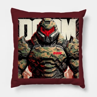 Doom Guy Dom Pillow