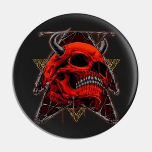 Red Skull 004 Pin