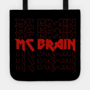 IRON TEXT || MCBRAIN DRUMMER Tote