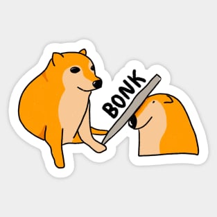 Swole Doge x Among Us Sticker for Laptops, Notebooks, and Hydro