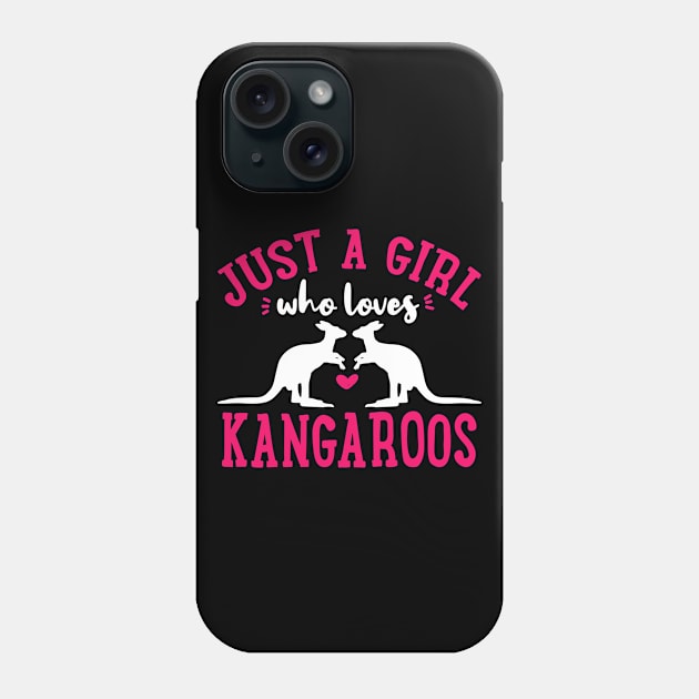 Kangaroos Australian Kangaroo Lover Phone Case by CreativeGiftShop