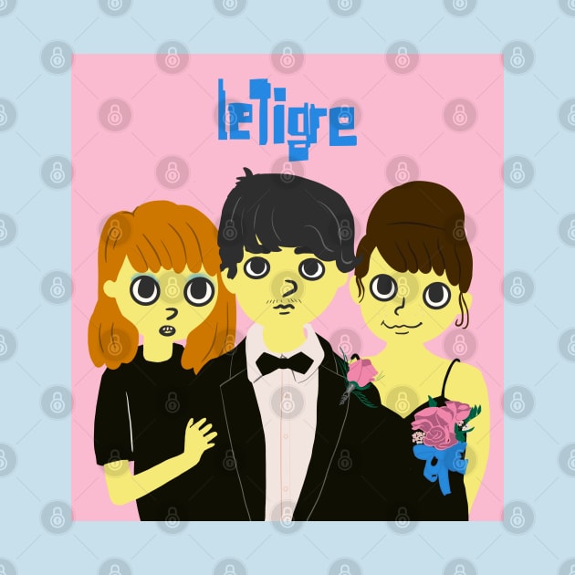 Le Tigre - This Island album Illustration by MiaouStudio