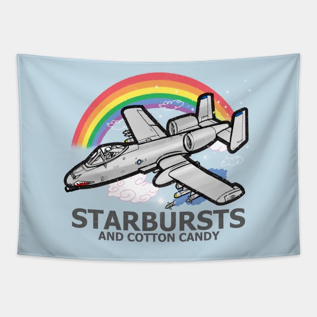 Starbursts and Cotton Candy Tapestry by Toby Wilkinson