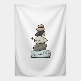 STONE ROCK BALANCING Tapestry