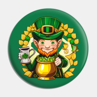 Lucky Leprechaun St. Patrick's Day Pin