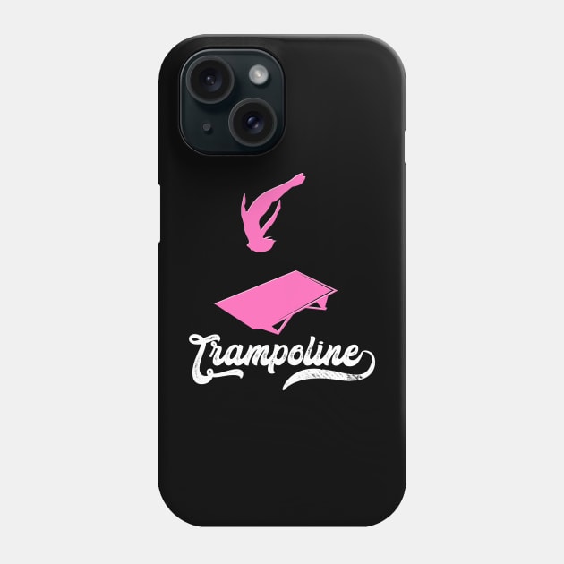 Trampoline Woman Phone Case by Imutobi