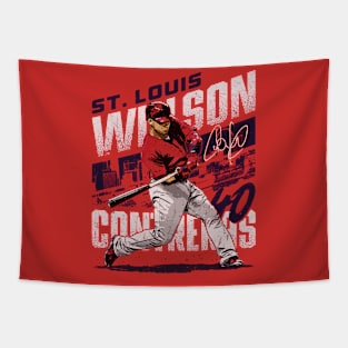 Willson Contreras St. Louis City Name Tapestry