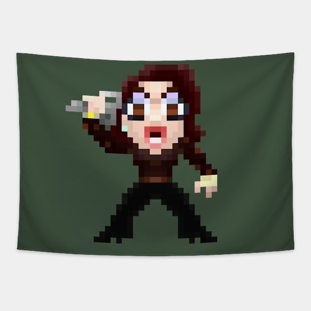 16-Bits Soraya Montenegro Tapestry by badpun