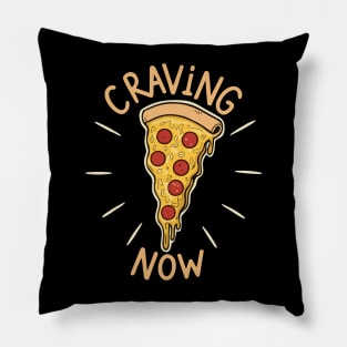 Craving for Pizza Pie Slice Food Pillow