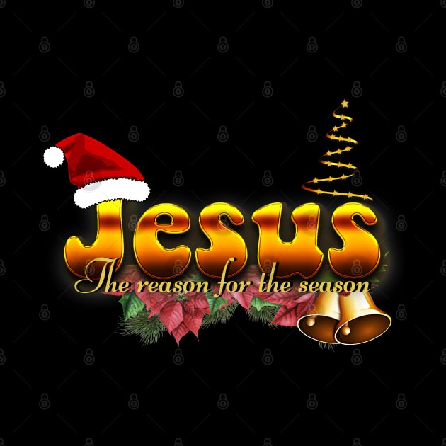 Jesus the reason for the season Christmas design by Apparels2022