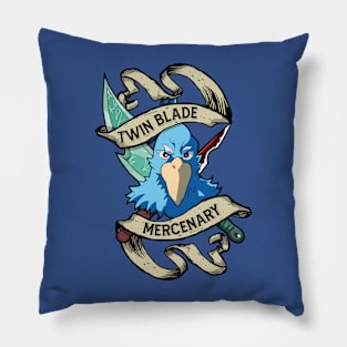 Twin Blade Mercenary Pillow