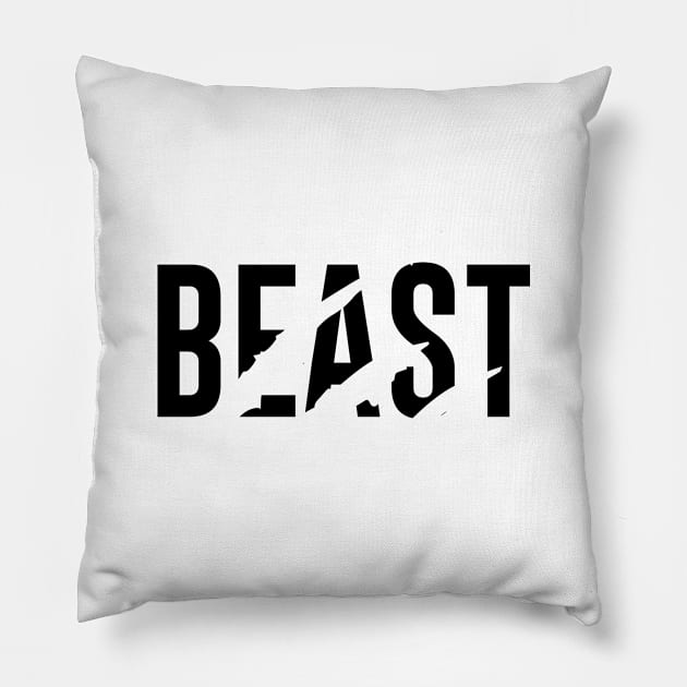 Beast Mode Pillow by Bhagila