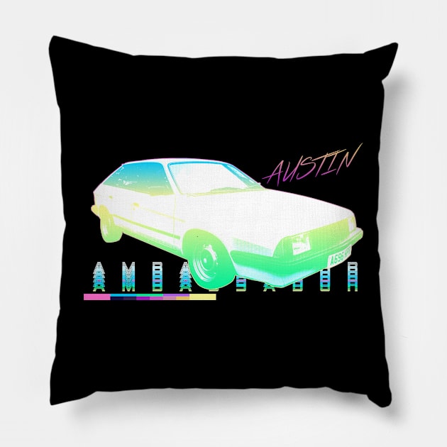 AUSTIN AMBASSADOR Pillow by Throwback Motors