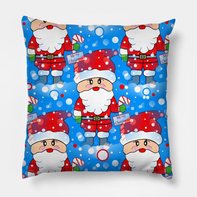 Santa Land Pillow by SartorisArt1