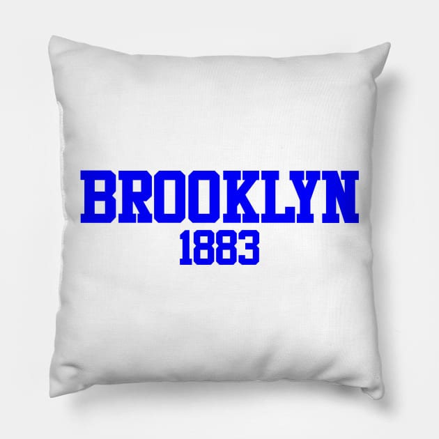 Brooklyn 1883 Pillow by GloopTrekker