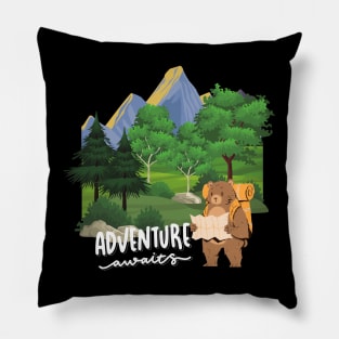 Adventure is my therapy Adventure Explore the world travel lover Pillow