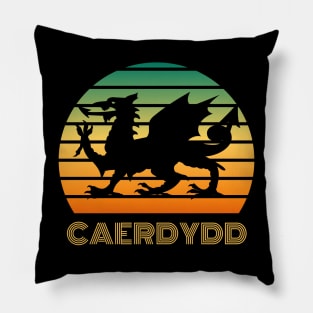 Carerdyyd Cymru, Cardiff Wales Pillow