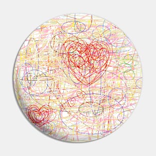 Scribble art - Abstract - Deep - Scribbles Pin