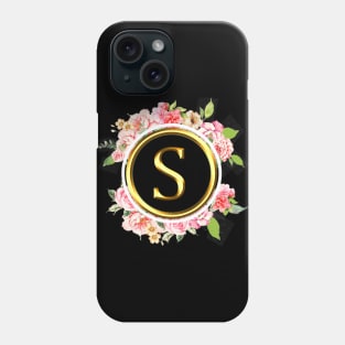 Letter S Shirt Alphabet Letter S Different Colors Phone Case