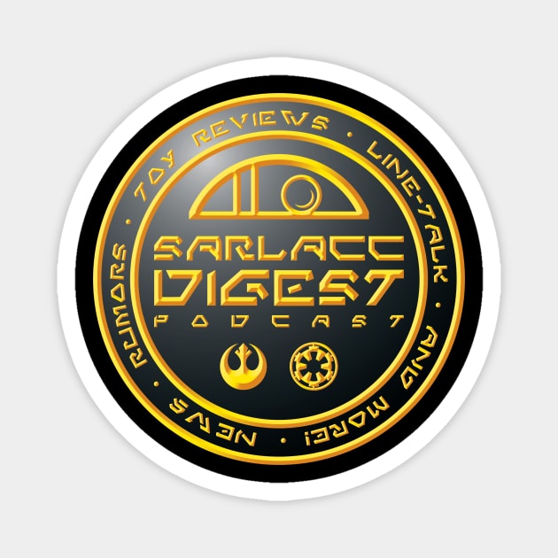 The Sarlacc Digest Podcast Logo Magnet by ScottSoloArt