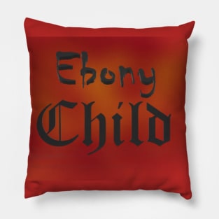 Ebony Child Pillow