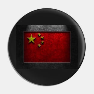 Chinese Flag Stone Texture Pin