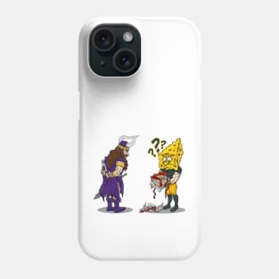 Minnesota Vikings Fans - Kings of the North vs Cheesy Dinner Guests Phone Case