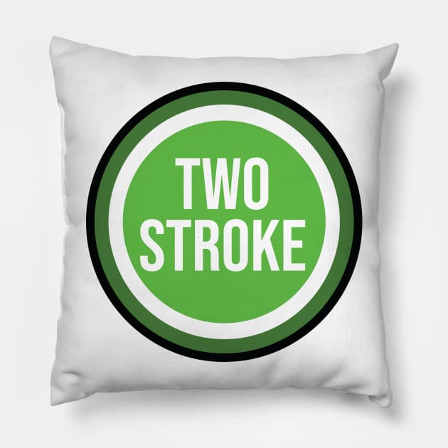 Two Stroke Pillow by Toby Wilkinson