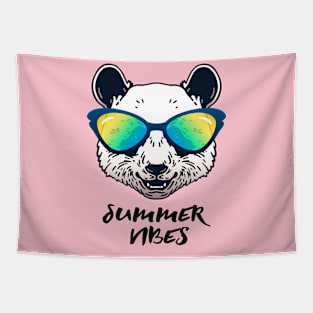 Summer Vibes Panda Tapestry