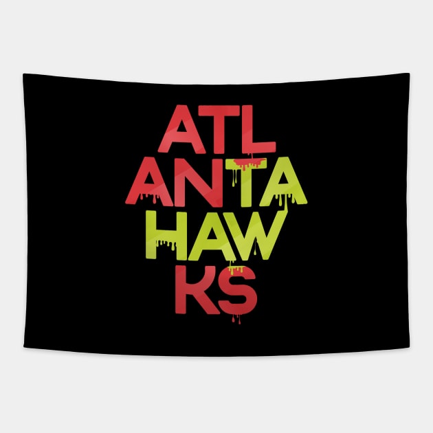 Atlanta Hawks Tapestry by slawisa