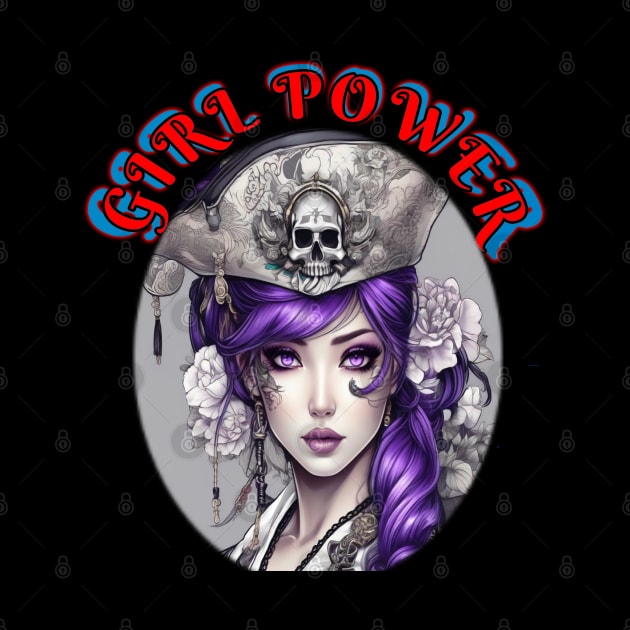 Girl power, purple Asian pirate by sailorsam1805