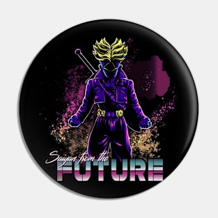 Retro Saiyan from the future Pin