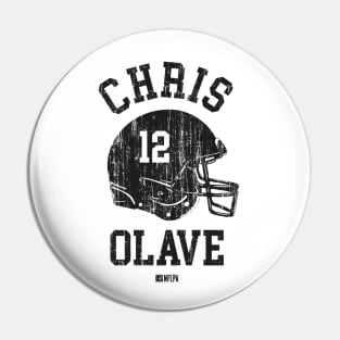 Chris Olave New Orleans Helmet Font Pin