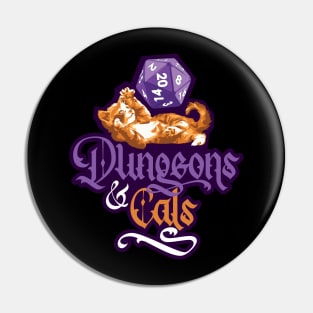 Dungeons and Cats Pin