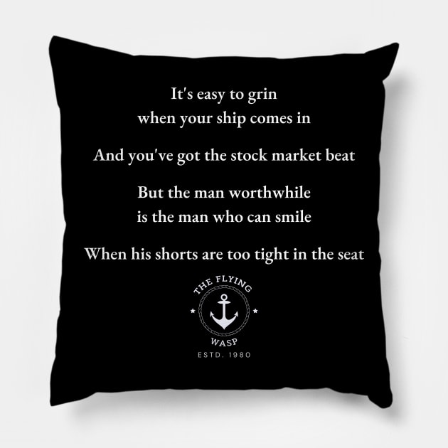 Caddyshack: Judge Smails Poem Pillow by Woodpile